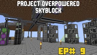 Starter Autocrafting Setup with Applied Energistics 2  Project Overpowered Skyblock  EP 9 [upl. by Juanita]