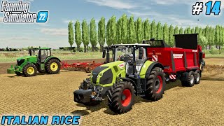 🌾🐄 First Cows Arrive Prepping Fields with Mulchers and Manure  Italian Rice Farm  FS 22  ep 14 [upl. by Danais862]