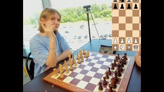 Leonova Natalia Al 1464  Ivanov Platon 1468 Sicilian Defence [upl. by Strader]