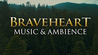 Braveheart Music amp Ambience  Calming Scottish Music with Beautiful Nature in 4K [upl. by Loux847]