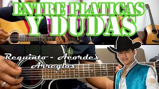 Tutorial  Entre platicas y dudas  Ariel Camacho  Requinto  Arreglos  Acordes  TABS [upl. by Nnuahs946]