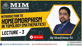 Exploring Homeomorphism in Topology  Lecture 3  Comprehensive Lecture by Akashdeep Sir [upl. by Mages]