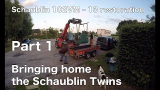 Schaublin 102VM – 13 restoration part 1 Bringing home the Schaublin Twins [upl. by Alysia]