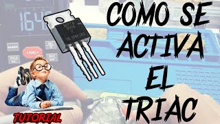 🚨 ¿Con Que VOLTAJE  Se Activa Un ❗️TRIAC❗️  VIDEO TUTORIAL [upl. by Etteraj]