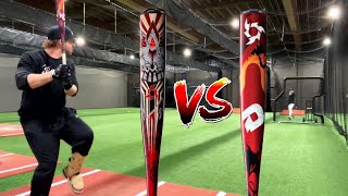 2022 DeMarini Voodoo One vs 2021 DeMarini Voodoo One  BBCOR Exit Velocity Testing [upl. by Lerrej]