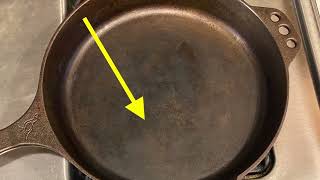 Easiest way to clean and season a cast iron pan [upl. by Buehler]