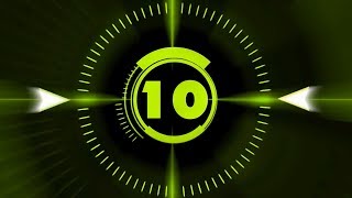 Countdown Timer  v 212  10 sec with Sound effects and Voice HD [upl. by Ahsito]