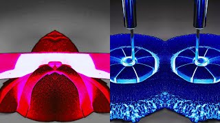 Very Satisfying BACKLIGHT Kinetic Sand ASMR SO Relaxing Compilation [upl. by Pember]