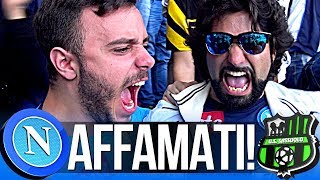 NAPOLI 31 SASSUOLO  AFFAMATI LIVE REACTION GOL CURVA B HD [upl. by Isabelle]