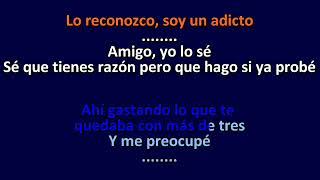 Prince Royce Feat Marc Anthony  Adicto  Karaoke Instrumental Lyrics  ObsKure [upl. by Odareg236]