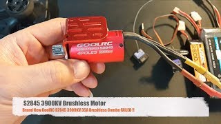 Bad Motor or Bad ESC on Brand New GoolRC Brushless Combo [upl. by Rocker340]