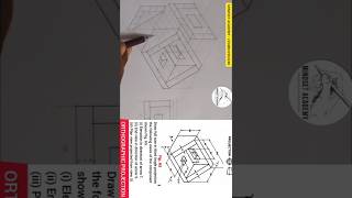 How to draw views in orthographic projection from iSoMeTrIc view [upl. by Jessica349]