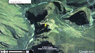 Inca Trail Classic 4 day hike on Google Earth tour to Machu Picchu Peru [upl. by Aneeg917]