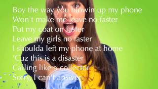 Glee Telephone with Lyrics NEW SONG [upl. by Eedyaj]