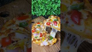 Cheesy Veg Loaded Pizza 🍕 in an Air Fryer pizza cheesy airfryer see description for details [upl. by Newhall]