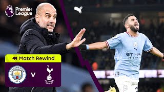 BEST COMEBACK IN HISTORY Manchester City 42 Spurs  Highlights [upl. by Llerrot]