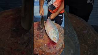 Hilsa fish cutting skills trending seafood viralvideo shorts instagram funny fishfry fish [upl. by Noiramaj]