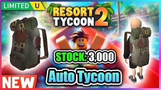 UGC LIMITED Resort Tycoon 2 Script  Auto Tycoon Summer Camp Event [upl. by Olag]