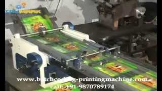 automatic pouch date printing machine inkjet printing conveyordispenser feeder destacker [upl. by Manthei]