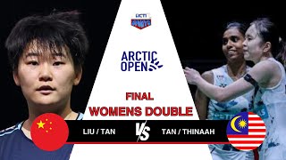 WD CHINA LIUTAN VS MALAYSIA TANTHINAAH  FINAL ARCTIC OPEN 2024 [upl. by Nirhtak]