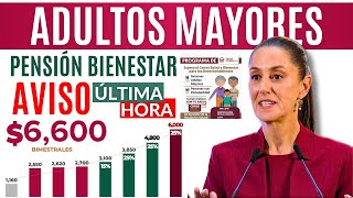 💥ADULTOS MAYORES RECIBIRÁN PAGOS AUMENTOS PENSIÓN PROGRAMAS BIENESTAR 2025💥 [upl. by Atinaej]