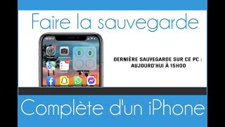 Faire une sauvegarde de son iPhone sur son ordi  Il est super important de la faire [upl. by Pagas]