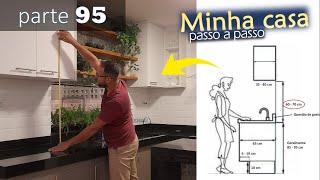 95  MEDIDAS e DIMENSÕES da cozinha  balcão [upl. by Spalding]