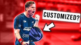 PRO PLAYERS USE CUSTOMIZED PADEL RACKETS PADEL MYTHS  the4Set [upl. by Lanti]