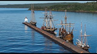 Tall Ships in Review  Two Harbors MN  08082022 [upl. by Adamson]