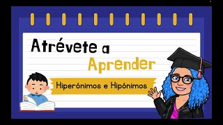 HIPERÓNIMOS E HIPONIMOS EN CASTELLANO [upl. by Zohar340]