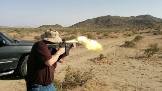 105quot M16 working like a champ with 078 gas port [upl. by Ahseinar23]