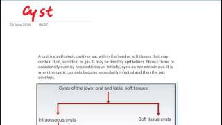 Odontogenic cyst [upl. by Gnes]