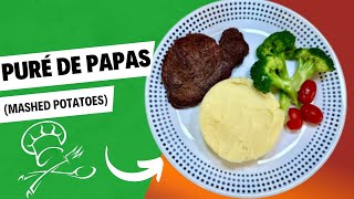 Como hacer el Perfecto Pure de Papas  How to make the Perfect Mashed Potatoes [upl. by Humbert]