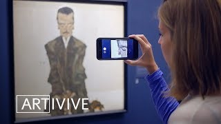 Egon Schiele In Augmented Reality – Belvedere Museum [upl. by Eldwen363]