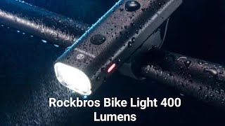 Rockbros Bike Light 400 Lumens [upl. by Vaios185]