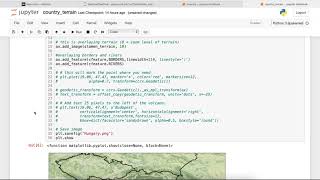 How to plot country with terrain in python  easy using python [upl. by Naeroled]