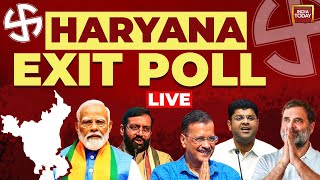 Haryana Exit Poll Live Haryana CVoter Exit Poll  Rajdeep Sardesai  Rahul Kanwal  India Today [upl. by Isaac]