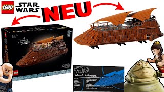 DAS GRÖßTE LEGO Star Wars Set 2024 für 500€LEGO Star Wars UCS Jabbas SegelbarkeSail Barge lego [upl. by Newbill]