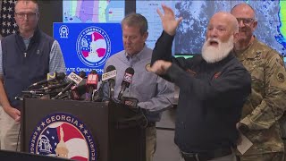 Georgia Gov Kemp gives update on storm preparations ahead of Hurricane Helene [upl. by Naelopan]