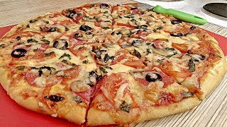 ДОМАШНЯЯ ПИЦЦА 🍕  Вкусный Рецепт Пиццы [upl. by Nelra]