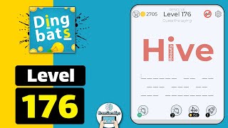 Dingbats Level 176 Hive Walkthrough [upl. by Lala]