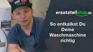 Waschmaschine entkalken  so geht es [upl. by Ahsinoj]