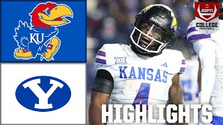 Kansas Jayhawks vs BYU Cougars  Full Game Highlights  ESPN College Football [upl. by Eicart]