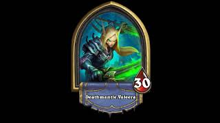 Deathmantle Valeera All Hero Quotes  Hearthstone [upl. by Wren]