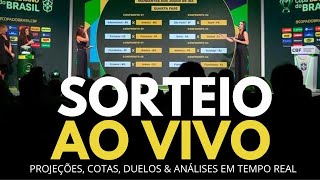 REACT DO SORTEIO DA COPA DO BRASIL 2024  AO VIVO  45 MINUTOS [upl. by Veradis]