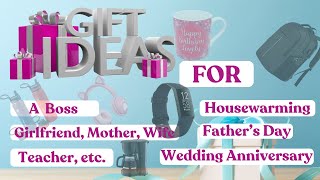 100 UNIQUE GIFT IDEAS FOR HUSBAND WIFE HOUSEWARMING TEACHERS BOSS GIRLFRIEND ETC [upl. by Luz663]