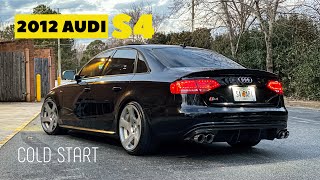 2012 Audi S4 B8 COLD START Magnaflow X pipe muffler delete [upl. by Woodruff]