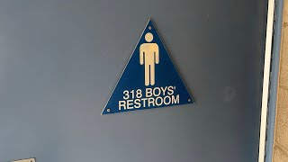 Middle School Main Hallway Boys Restroom Full Shoot [upl. by Naleag]