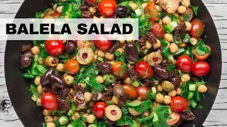 Chickpea Salad Mediterranean Chickpea Salad  Balela Salad [upl. by Pyne249]