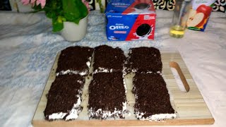 MY FIRST YOUTUBE VIDEO Quick Oreo Dessert RecipeNo Bake Dessert 🦋 [upl. by Ellenor15]